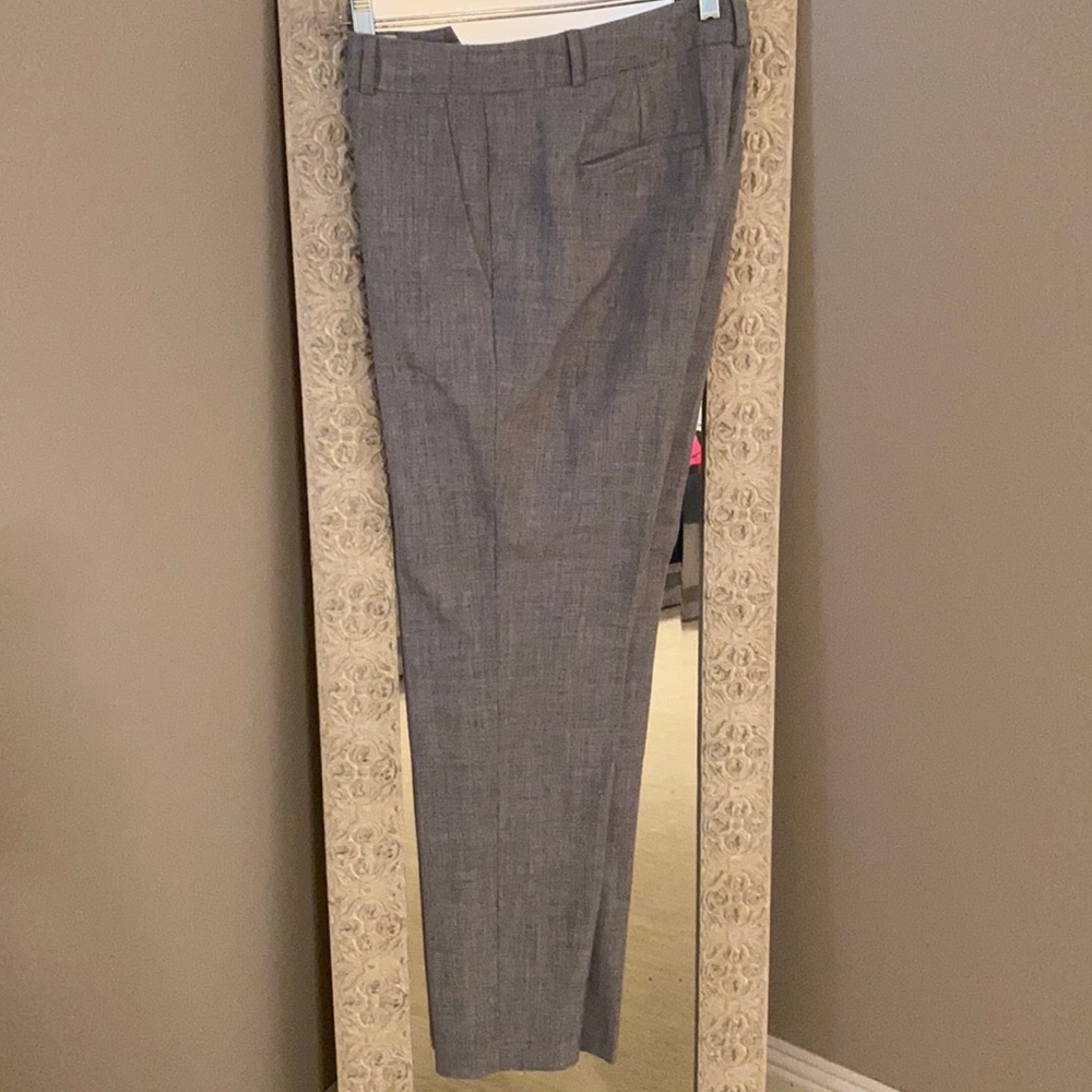 BANANA REPUBLIC RYAN FIT GREY TWEED-LOOK SUIT PANT